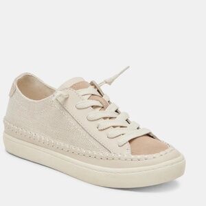 Dolce Vita Women's Zolen Sneakers Natural Canvas Size 9